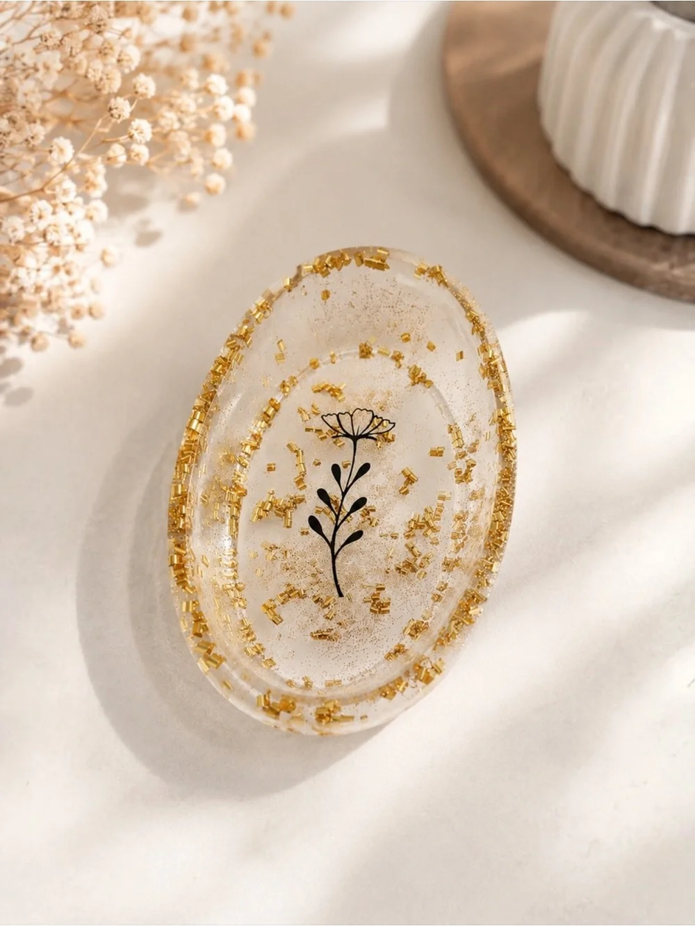 Handmade elegant clear